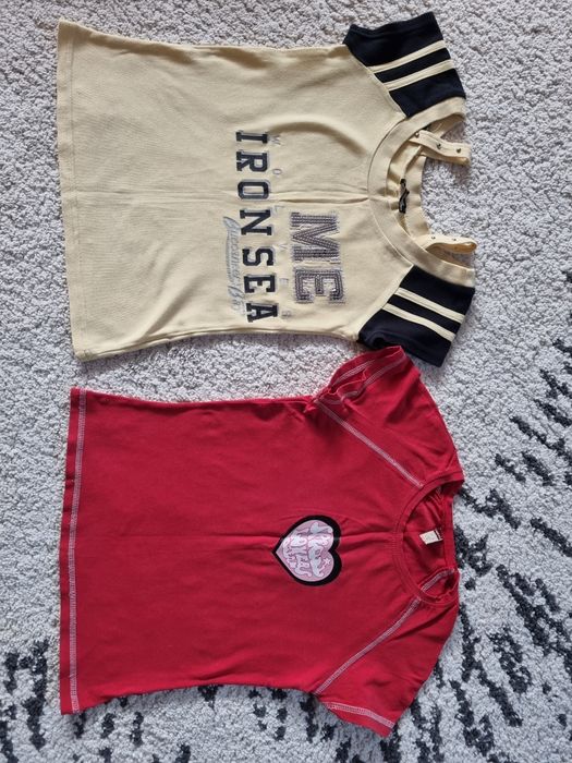 Zestaw 2szt. bluzki bluzka 140 koszulka T-shirt top Sabra Republic