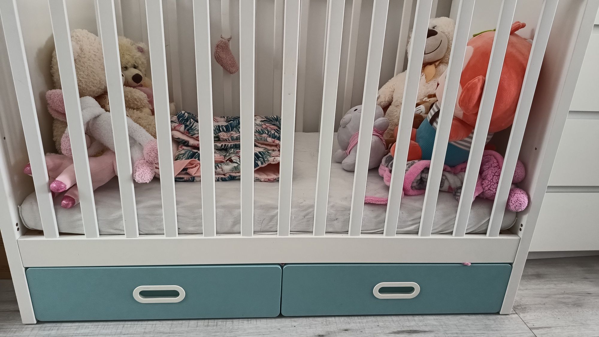 Łóżeczko dziecięce IKEA Stuva - używane, funkcjonalne!