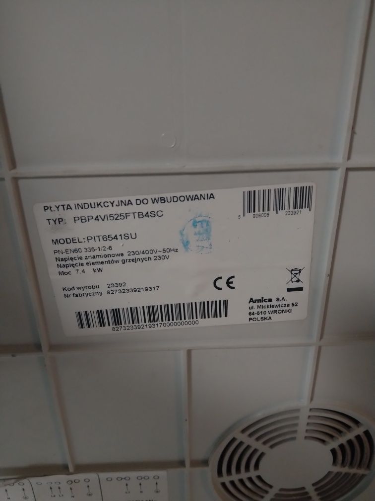 Płyta indukcyjna AMICA