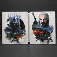 Gra PS4 Wiedźmin 3 Dziki Gon + Steelbook G1 Geralt i Eredin