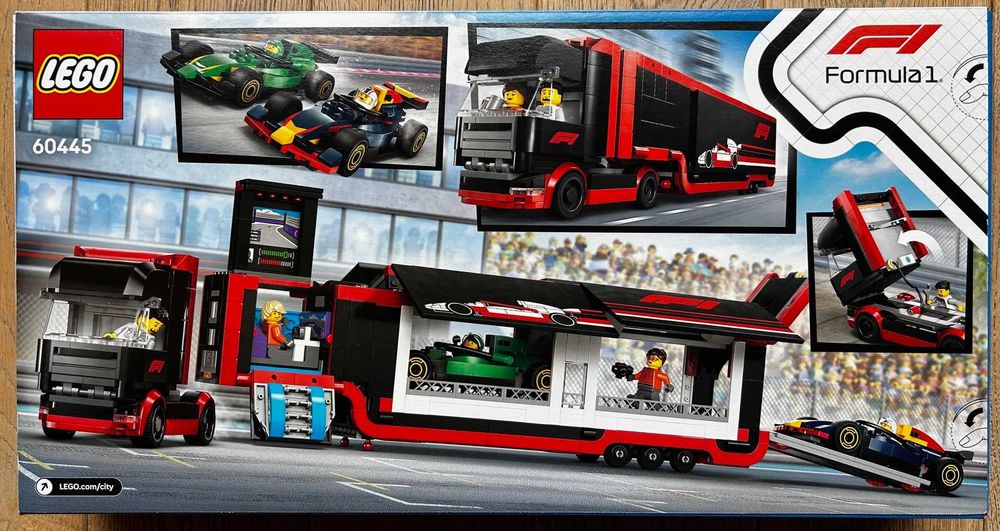 LEGO 60445 City - F1 Ciężarówka z bolidami RB20 i AMR24