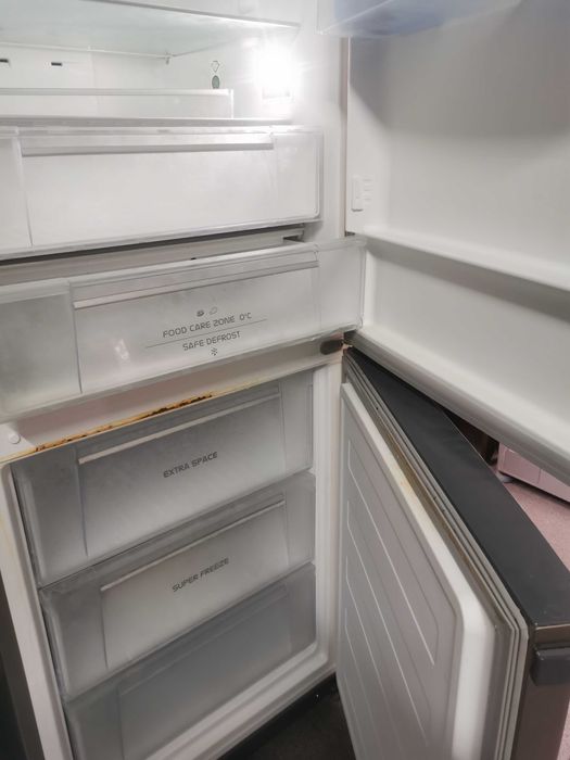 Combinado inox hotpoint