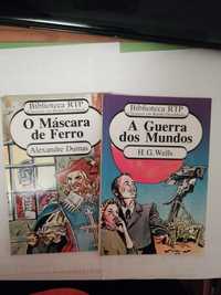 "O Máscara de Ferro" " A Guerra dos Mundos"