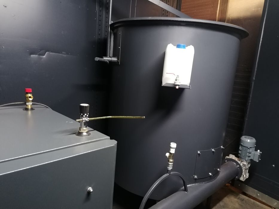 suszarnia do drewna 7-metrowa kompletna  sterowanie automatyczne