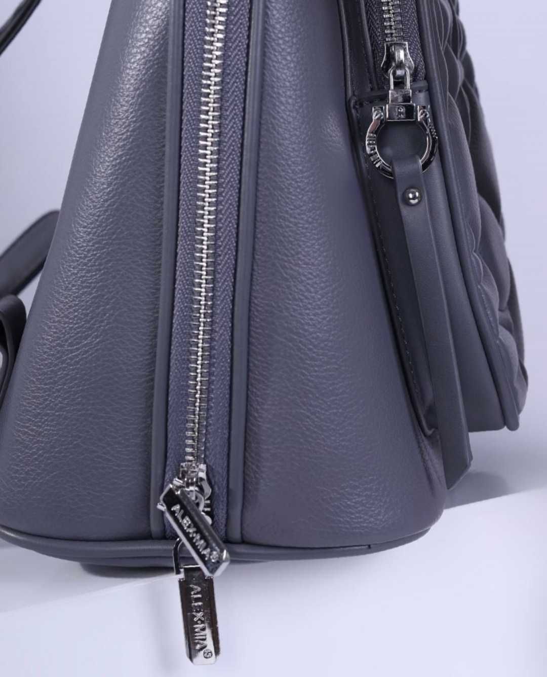 Женские рюкзаки ALEX & MIA Эко-кожа. Качество. Цвета-Black,Gray,Purple