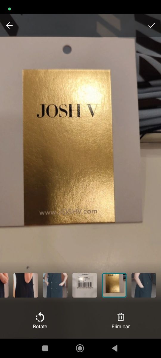 vestido/colete da Josh V novo