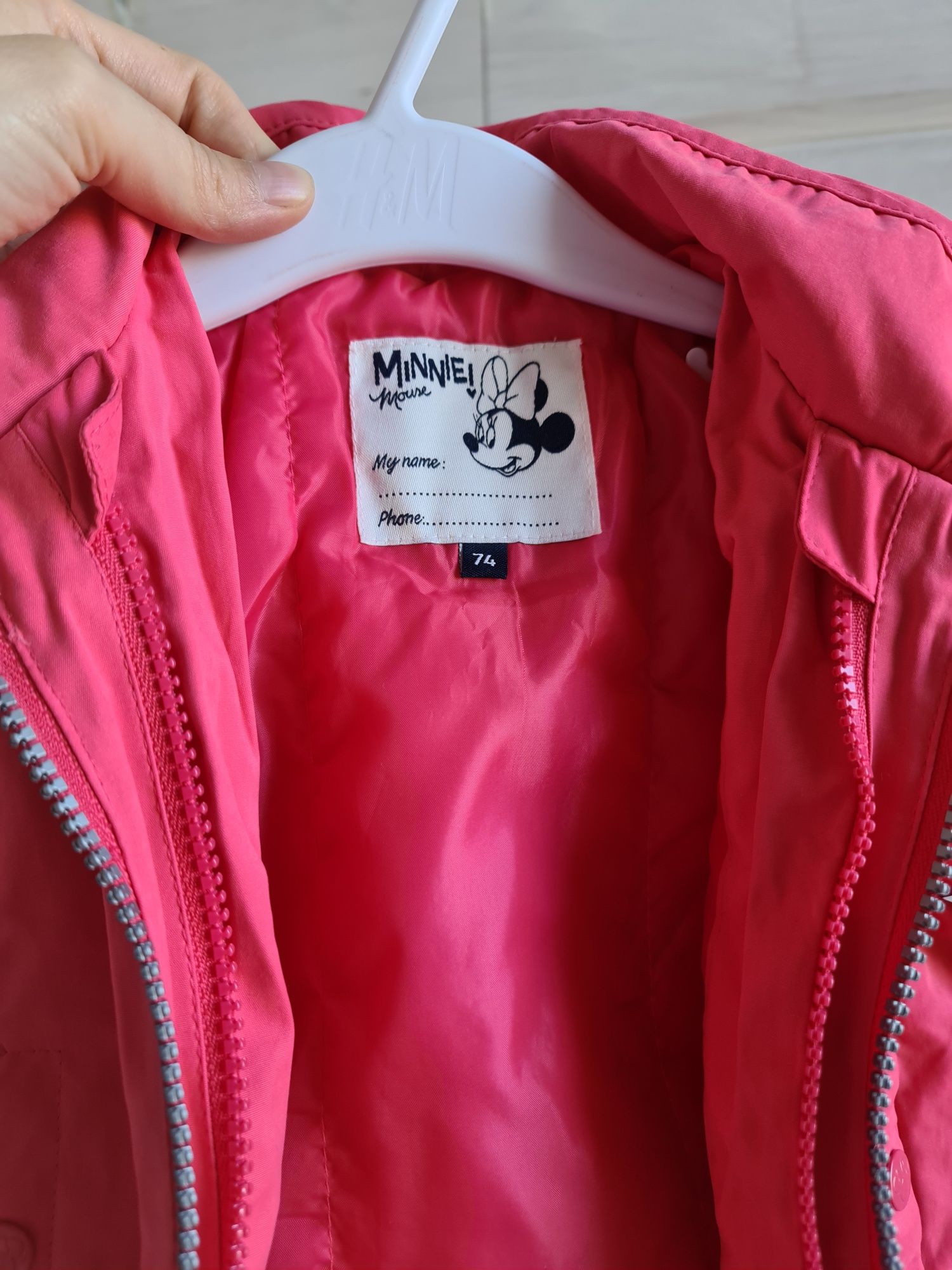 Демісезонна куртка парка для дівчинки 2в1 Disney Дісней Мінні Міккі