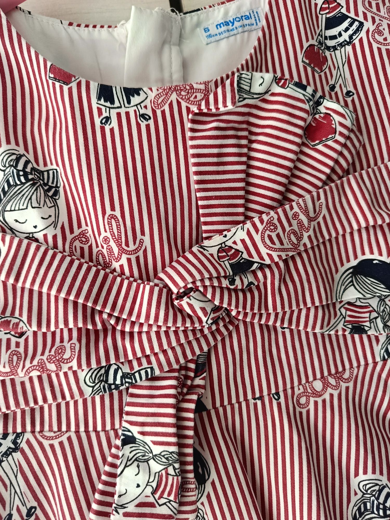 Mayoral przepiękna sukienka lalki 116 122