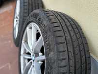 4 Jantes BMW 17 + pneus Continental a 70% 225/50/17