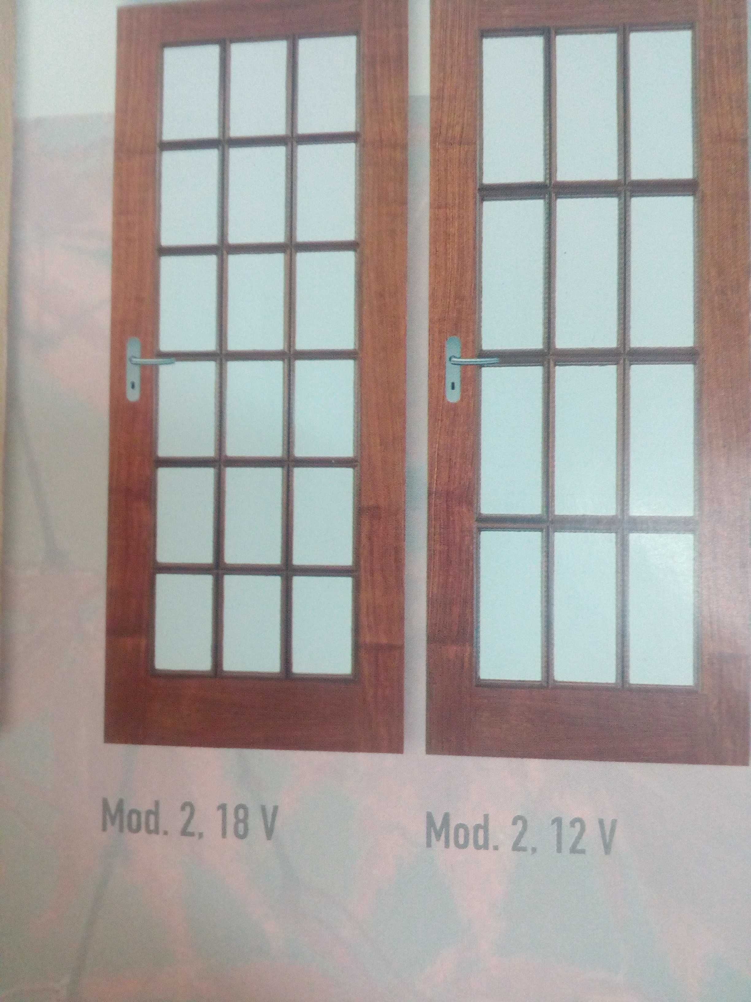 Portas Decorativas para interior em Mogno e Tola em Promoção