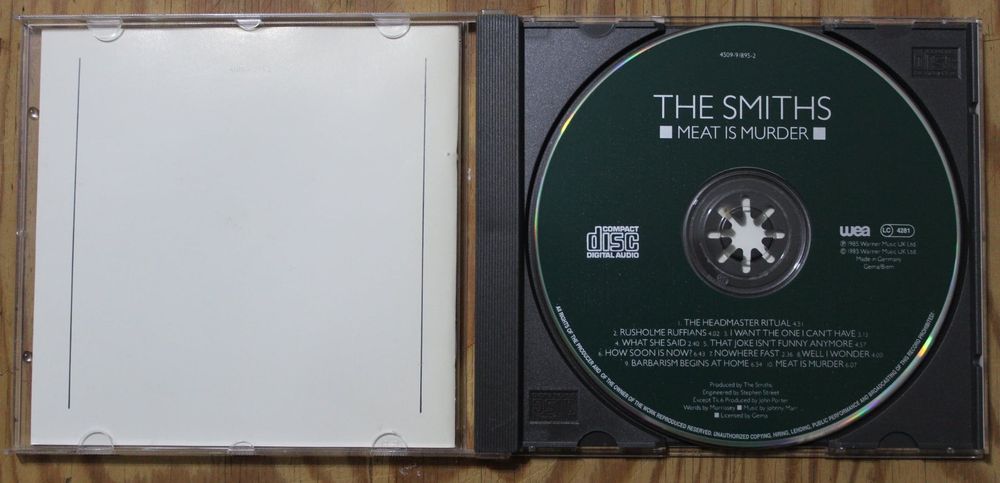 CD The Smiths - Meat Is Murder