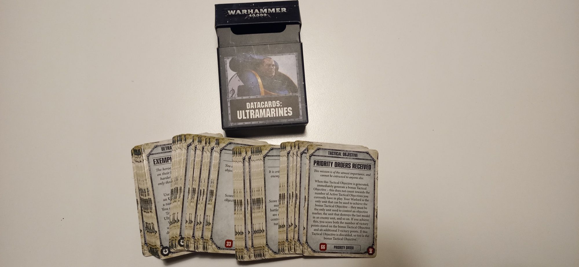 Warhammer 40000 Datacards Suplement - SM Ultramarins