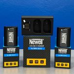 Carregador Duplo Newell + 2x Baterias Panasonic DMW-BLK22 (NOVO)