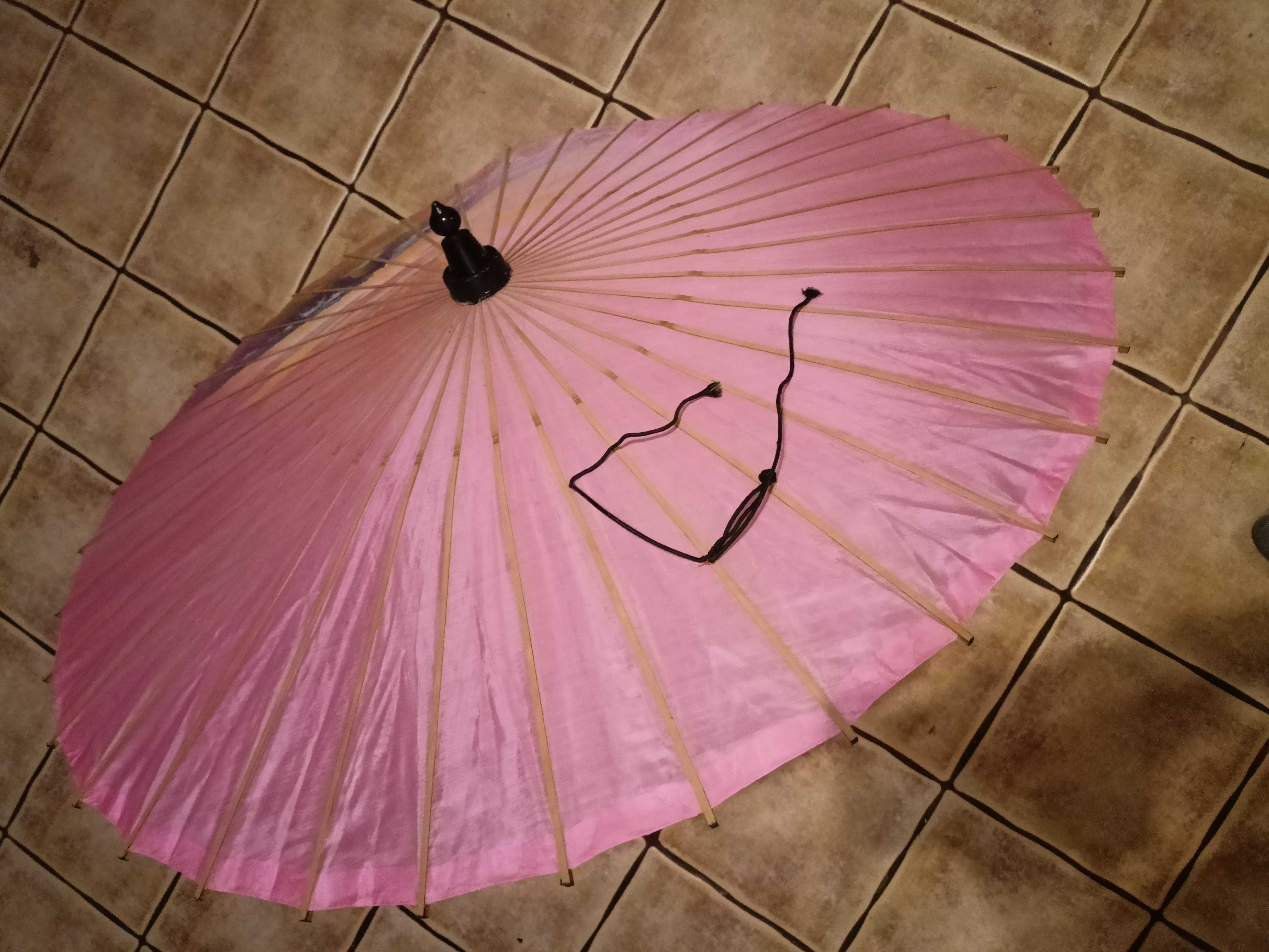 stary parasol na słońce ze sklepy Chinka prl vintage