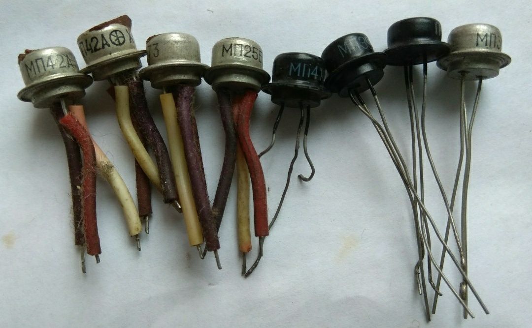 Транзистор П9А, МП25Б, МП39, МП41, МП42А СССР