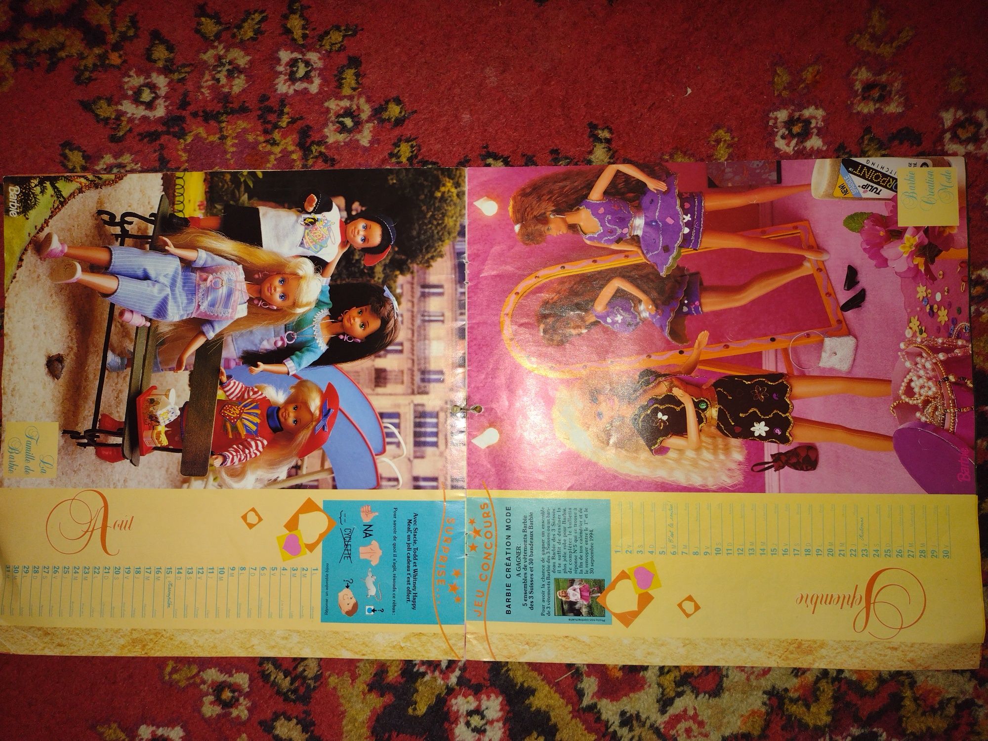 Календарь Барби 1994г. Раритет