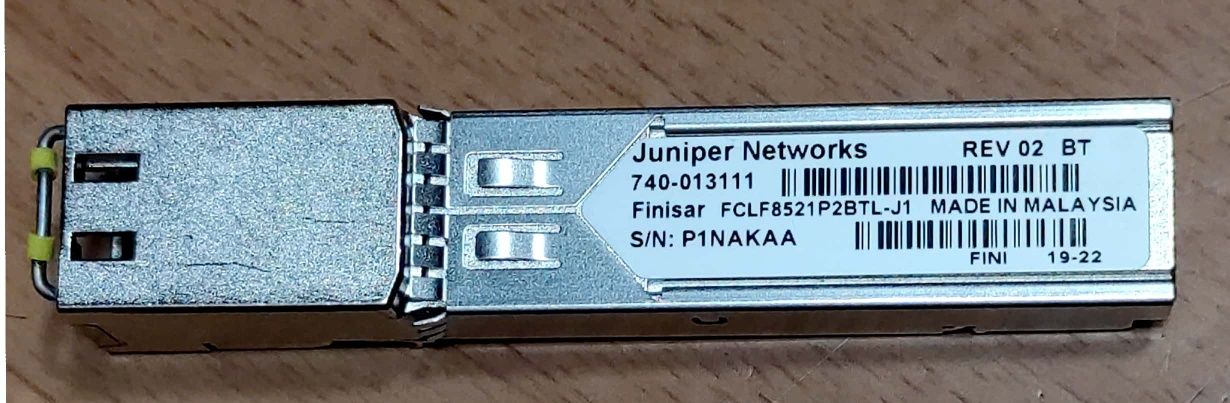 SFP RJ45 Juniper