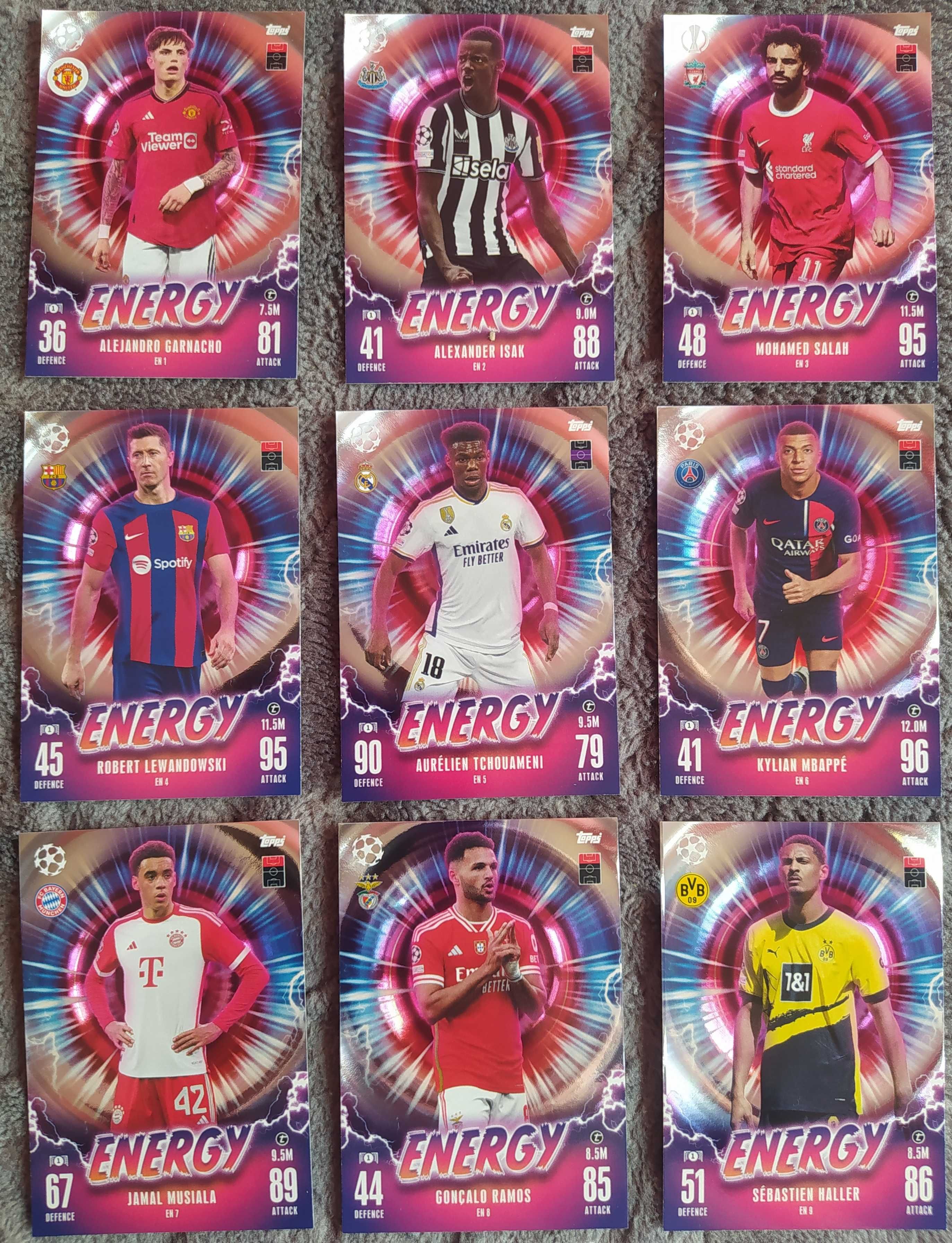 Topps Match Attax UEFA Champions League 2023/2024 Energy komplet