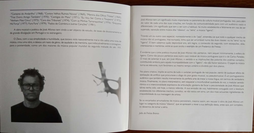 José Afonso	- - - - -		José Afonso	- - - - -	2 X CD