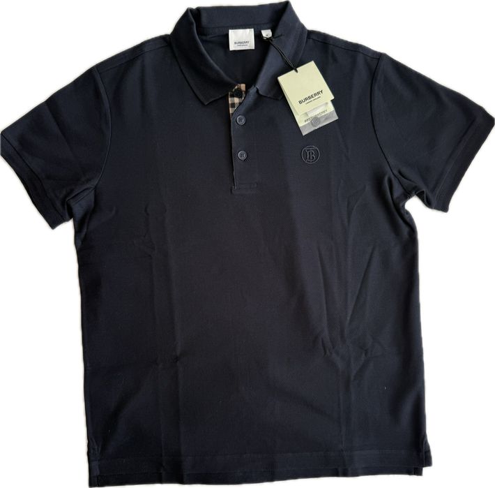 Burberry Eddie polo granatowe roz. M monogram