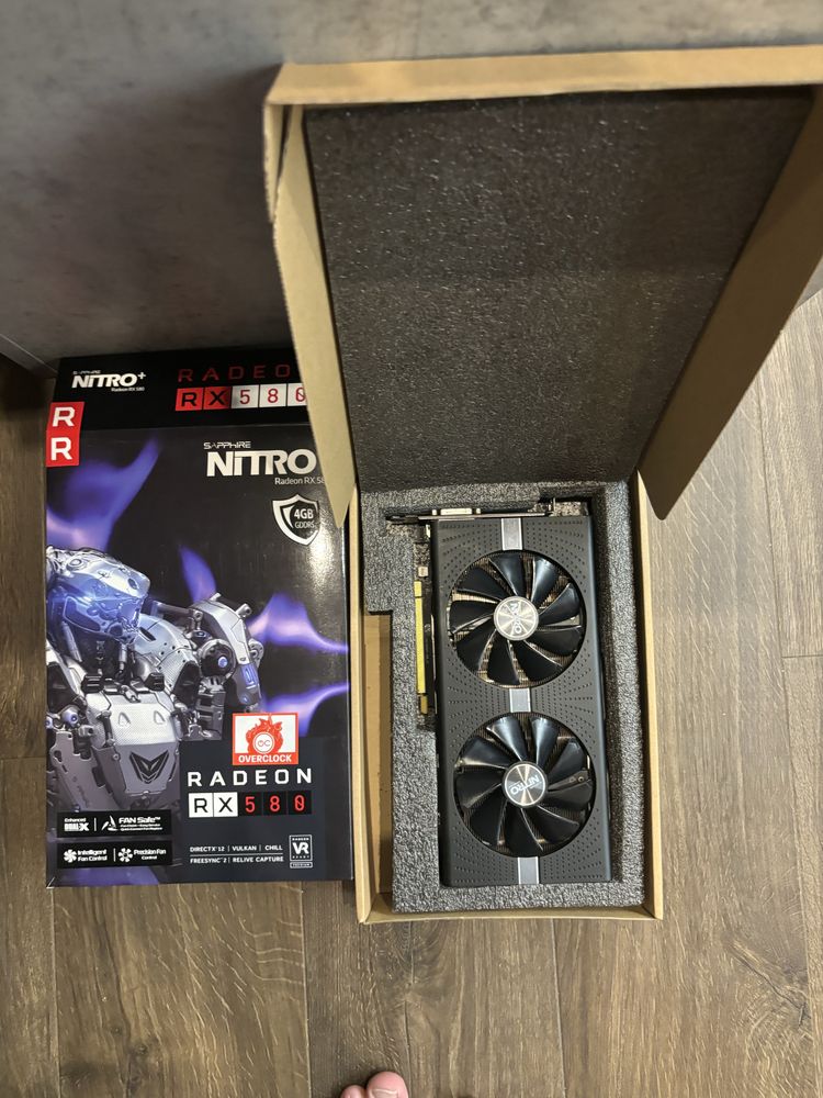 Відеокарта AMD SAPPHIRE NITRO+ RX 580 4gb