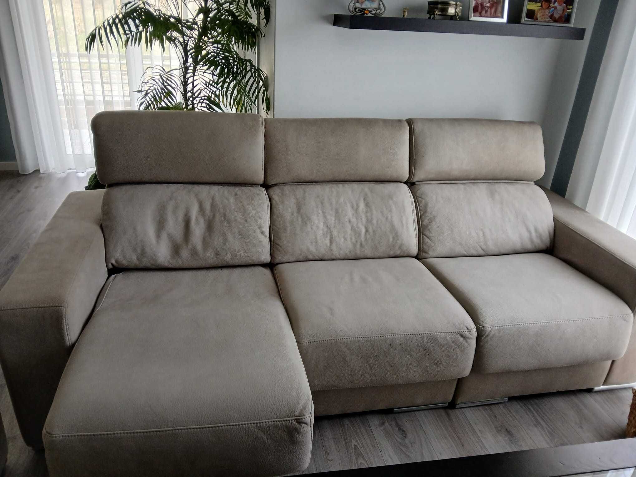 Conjunto Sofás, beige, extensíveis