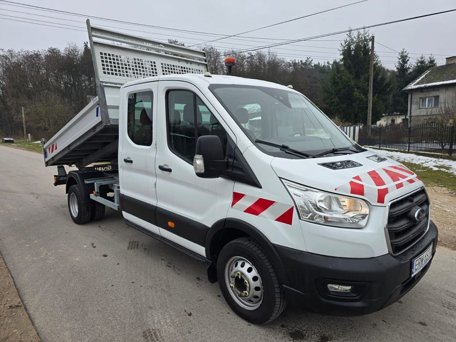 Ford Transit 2.0 Dubel Kabina Doka Kiper Wywrot # Bogate Wyposażenie!