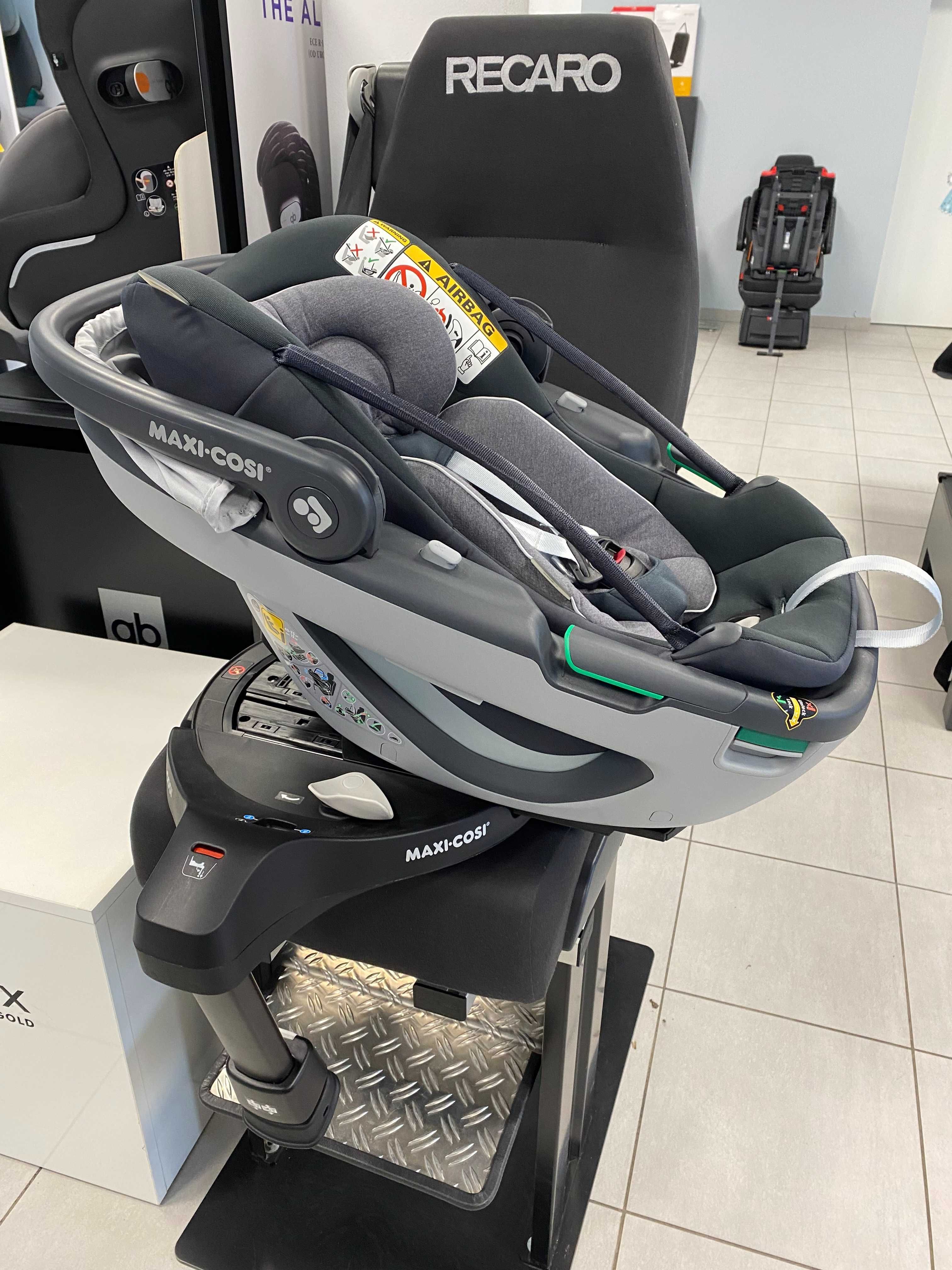 MAXI COSI CORAL 360 + FamiliFix 360 PRO fotelik 0-13kg z bazą ISOFIX