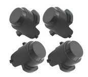 KIT 4 TAMPAS 18MM PARA FUROS PARKTRONIC PARA AUDI VOLKSWAGEN VW SKODA SEAT MERCEDES
