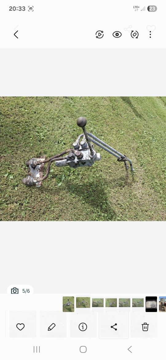 Rozdzielacz hydrauliczny na błotnik do ursusa c 330