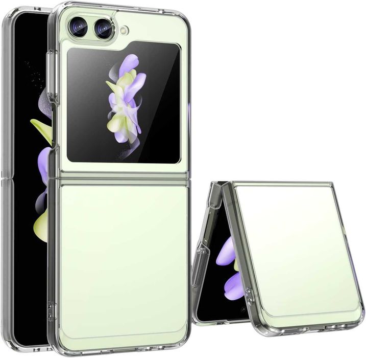VIZVERA etui do Samsung Galaxy Z Flip 5 5G bezbarwne silikonowe mocne