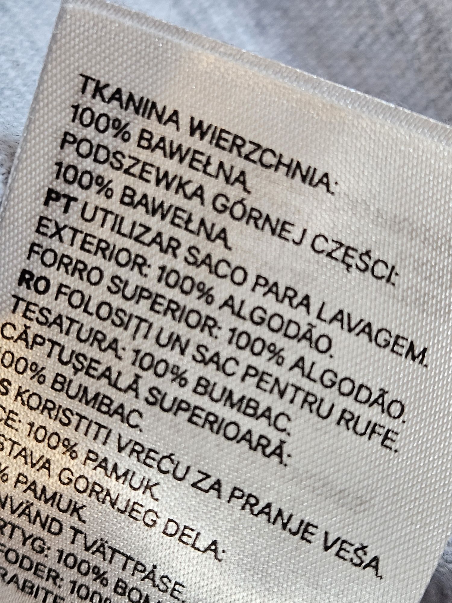 Sukienka szara w serduszka H&M r. 68 bawełna