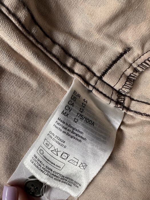 H&M котонова рубашка оверсайз