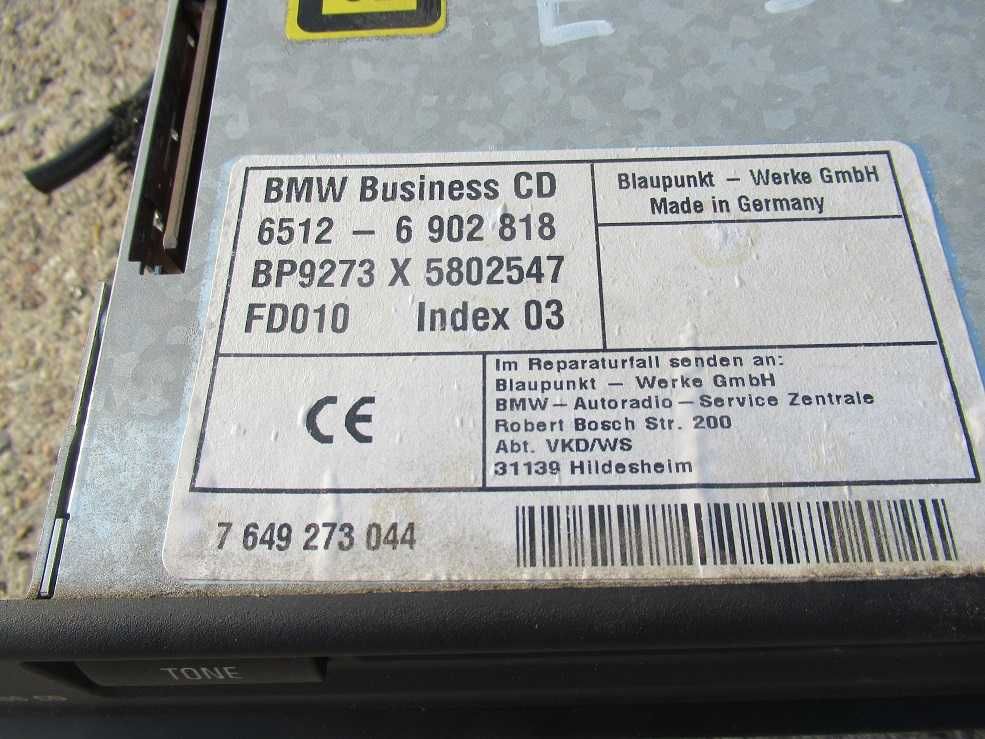 BMW E39 radio radiootwarzacz płyt CD BUSINESS