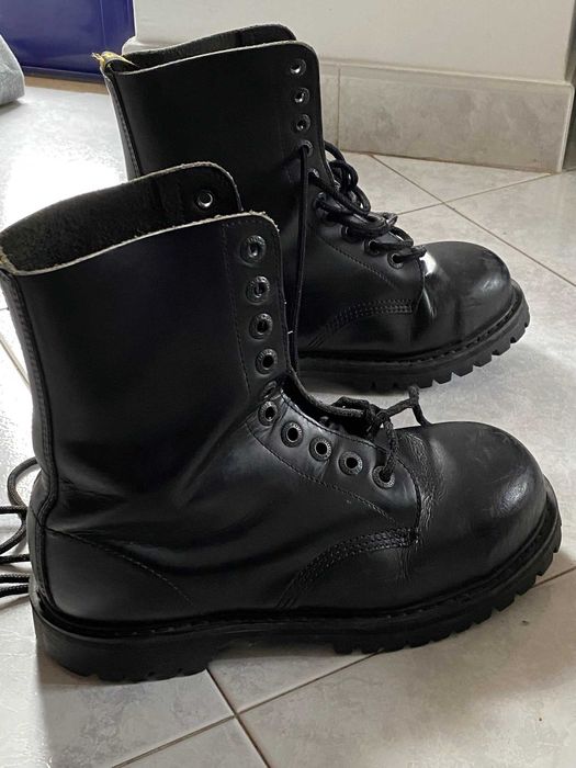 Botas Dodge original (unissexo) pretas, sola Goodyear