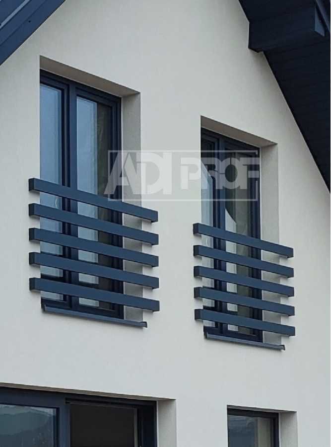 Balkon Francuski Balkony Francuskie Balustrada Natynkowe Aluminium