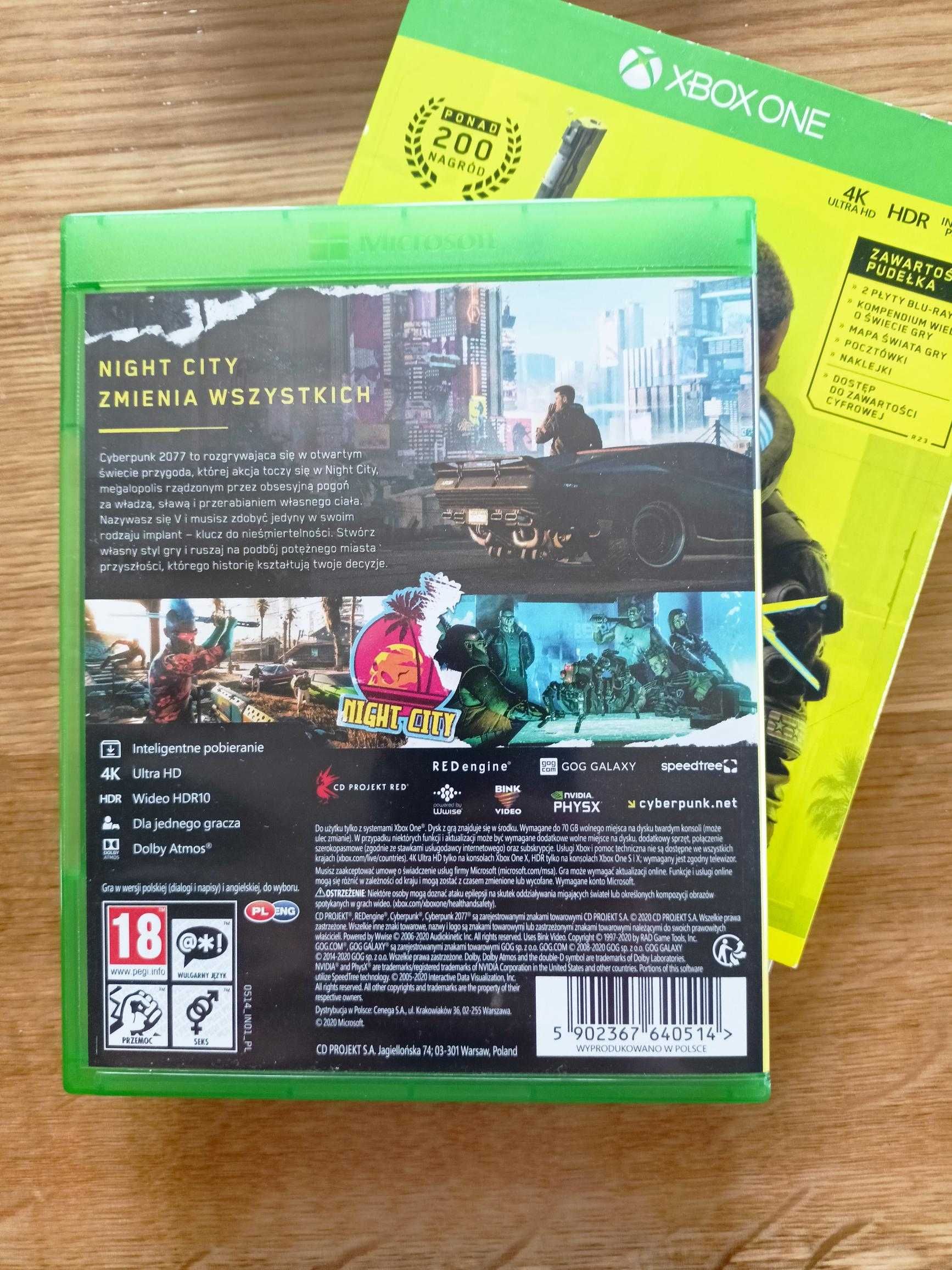gra Xbox Cyberpunk 2077 PL