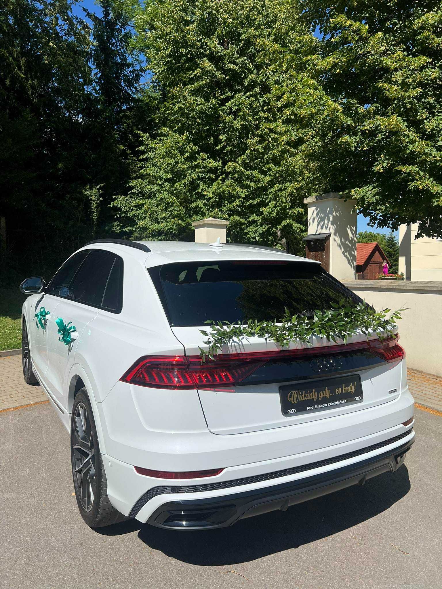 Auto do ślubu Audi Q8 wesele imprezy okolicznościowe