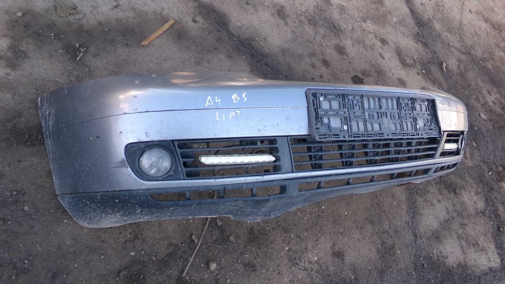 Paz55 Zderzak przedni audi a4 b5 lift srebrny wysyłka części
