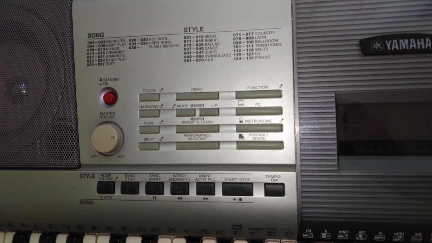 Yamaha 295 keyboard syntezator organy