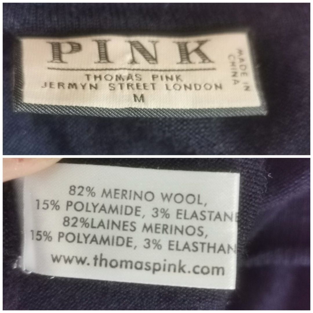 Sukienka wełniana merino M 38 granatowa niebieska lekka