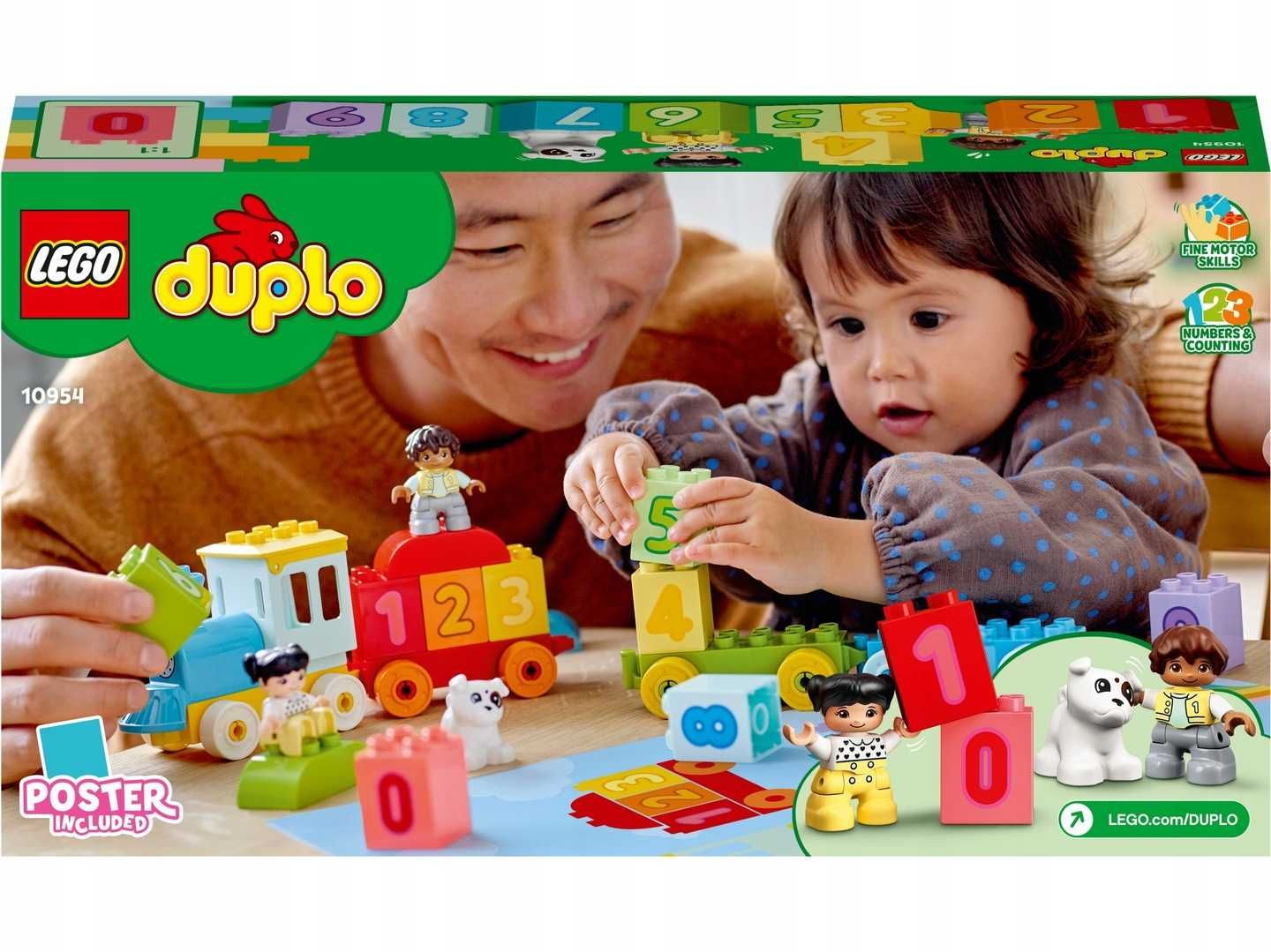 LEGO Duplo Pociąg z cyferkami nauka liczenia- DLA MAŁYCH ODKRYWCÓW