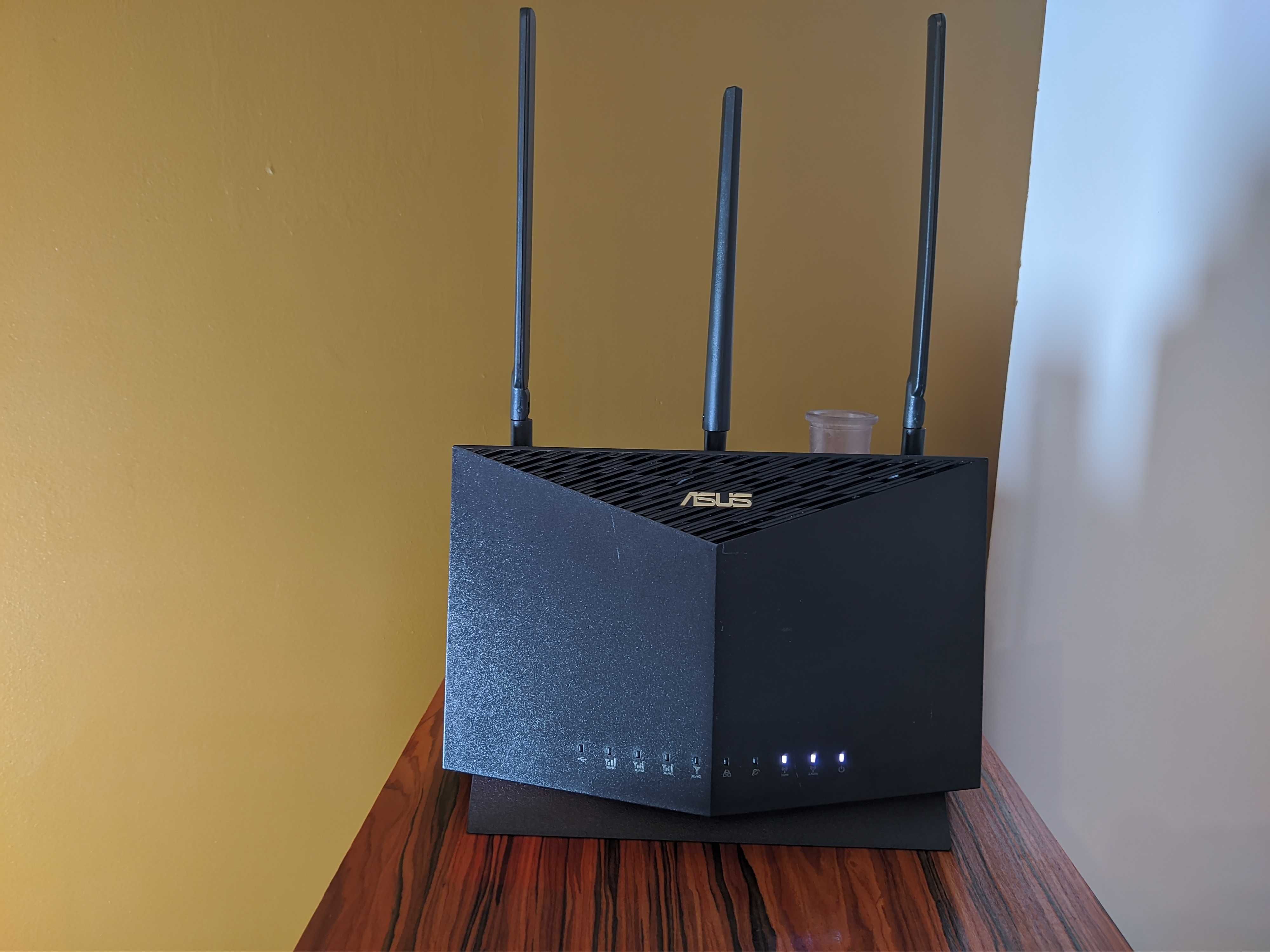 Router ASUS 4G-AC86U, Karta SIM, Modem LTE Cat.12, USB, AC2600. GW, FV
