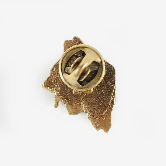 Owczarek francuski Briard pin pozłocony w pudełku Art-Dog