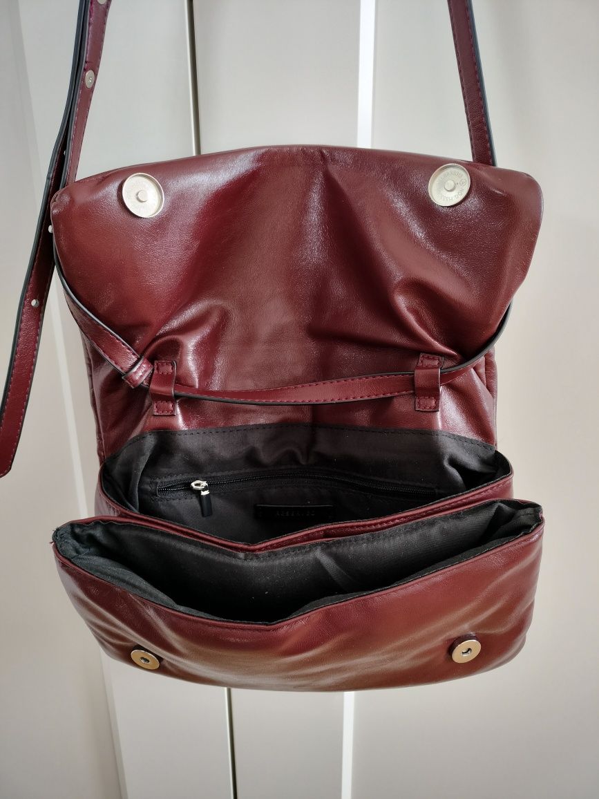 Torebka crossbody Reserved karminowa bordowa