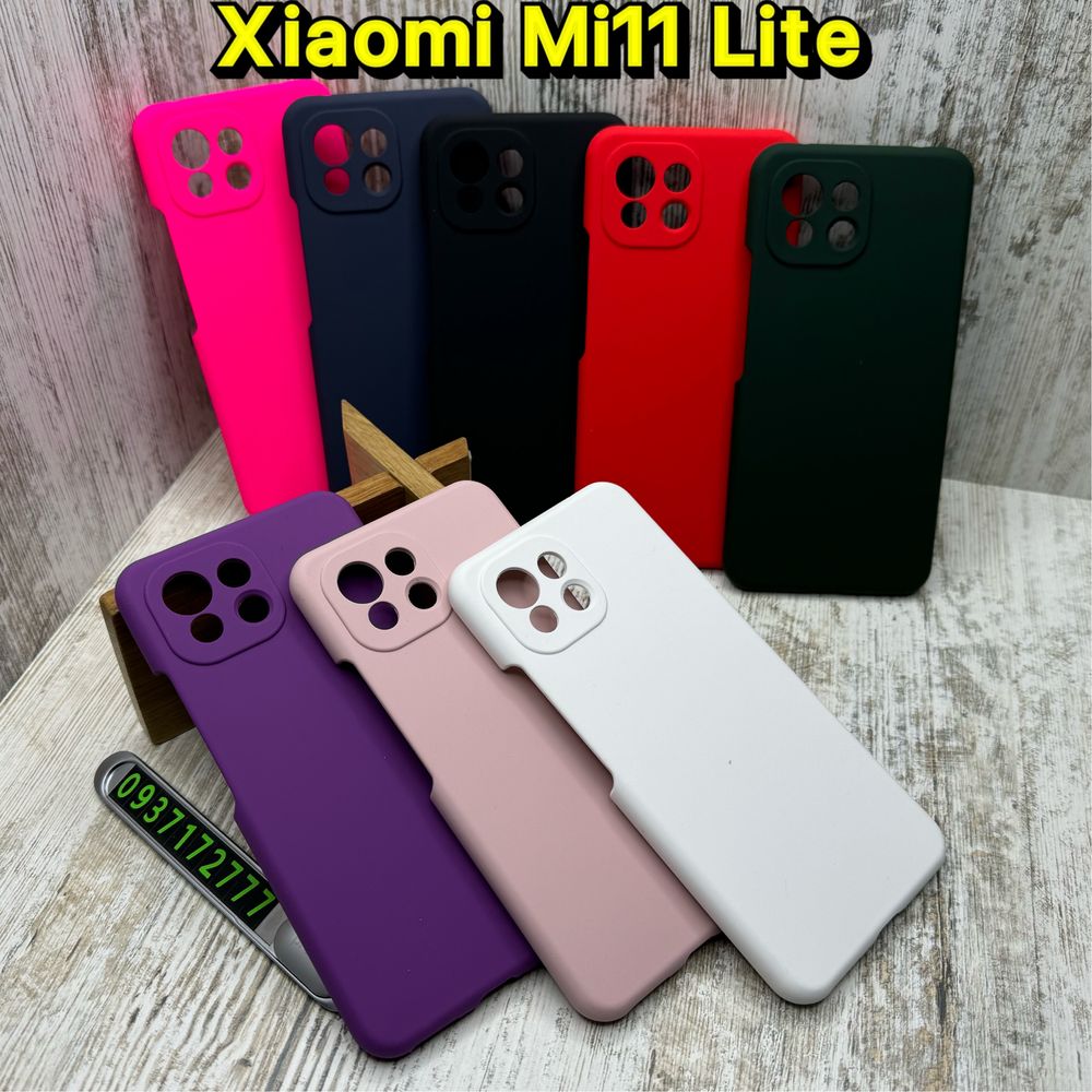 Не пачкаются. Чехол Silicone Case на Xiaomi 11 Lite 5G NE/ Mi11 Lite