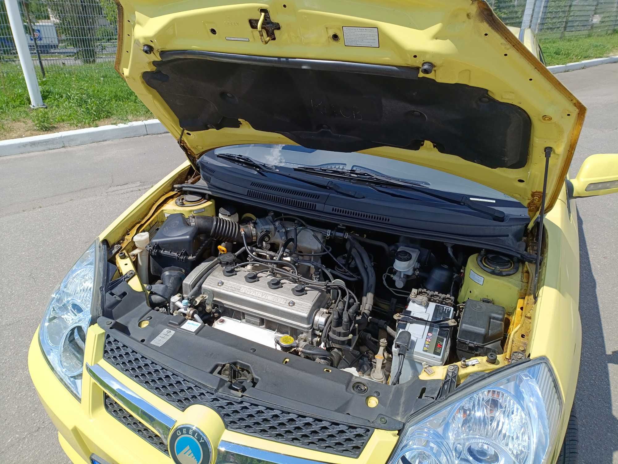 Geely MK 1.6 (2008)| Идеальное состояние | 34 тыс. км|Toyota двигатель