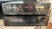 Zestaw wieza pioneer sx-1300 magnetofon pioneer ct-w300