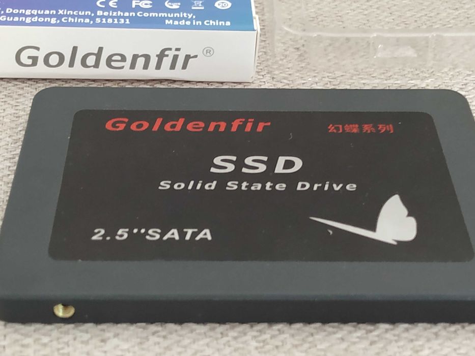 Disco SSD - 360GB - Sata III - Goldenfir - Preto