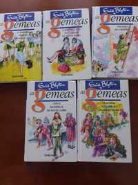 5 livros da Coleção " As Gêmeas" de Enid Blynton Circulo de Leitores